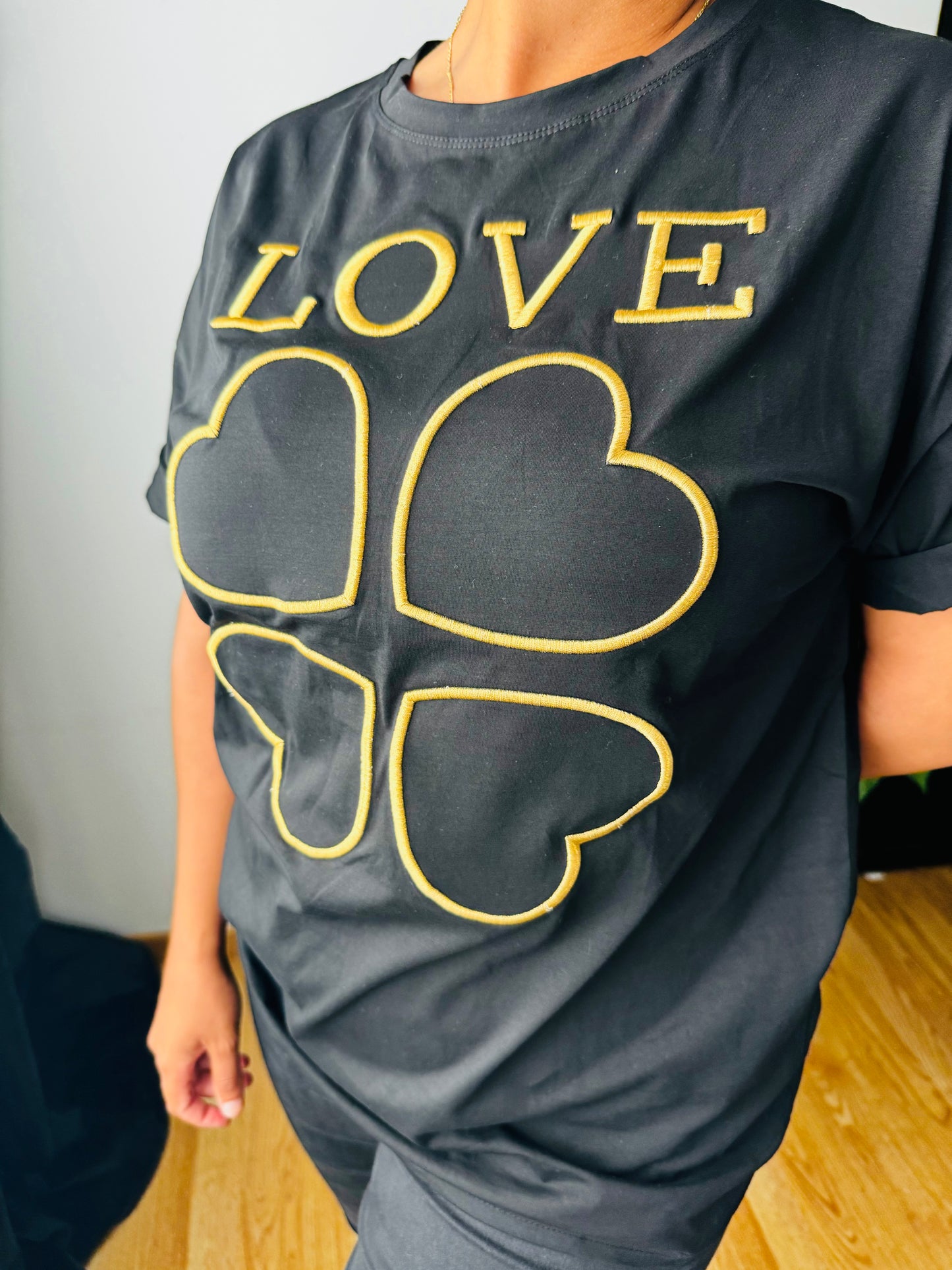 Tshirt Love noir